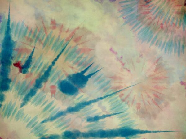 Peinture murale Rayons bleus