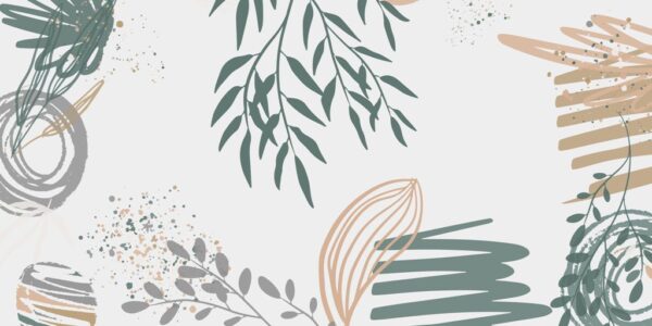 Peinture murale Dessin de plantes