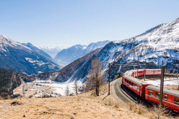 Poster XXL Train alpin
