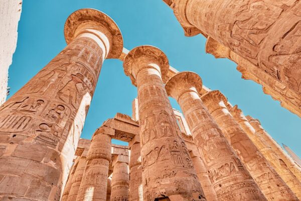 Papier peint Colonnes à Karnak