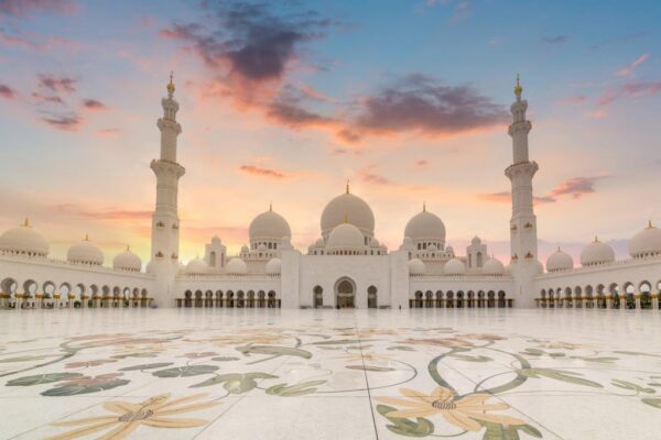 Peinture murale Mosquée à Abu Dhabi