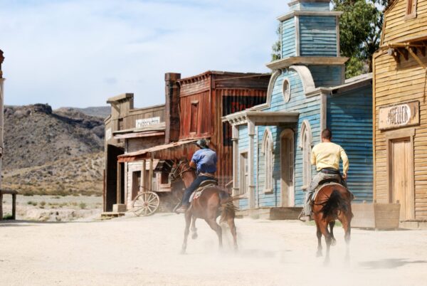 Papier peint Cowboys sur le rodéo