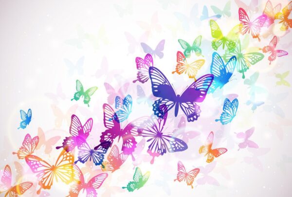 Peinture murale Couleurs des papillons