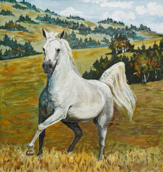 Peinture murale Trot doux