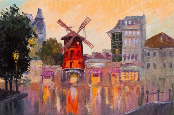 Peinture murale Paysage urbain