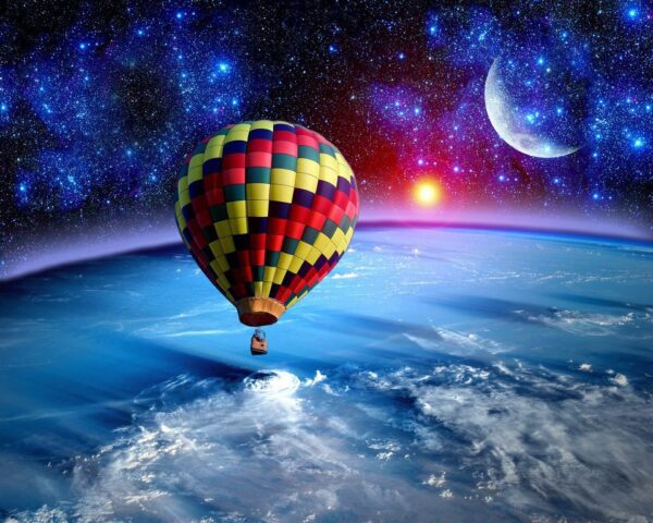 Poster XXL Vol lunaire