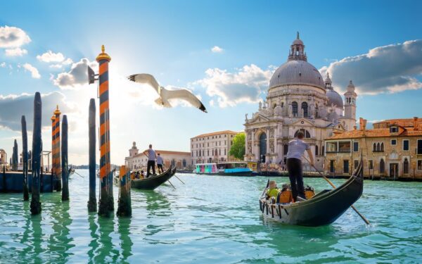 Peinture murale Jour à Venise