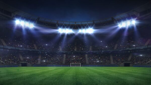 Poster XXL Le gazon du stade