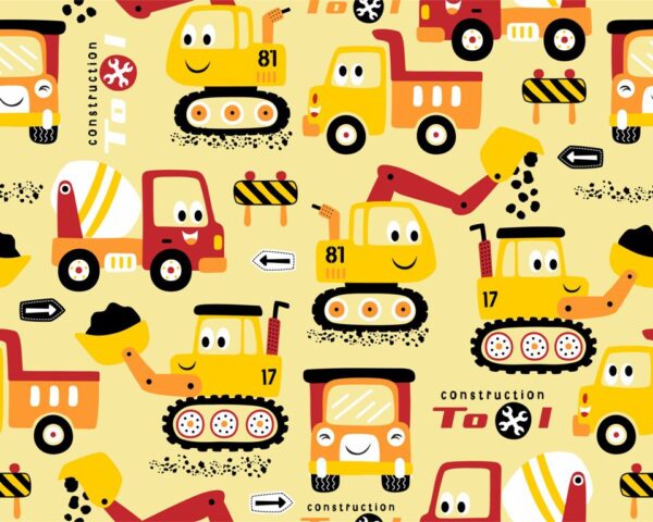 Poster XXL Happy Excavators
