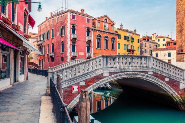 Peinture murale Printemps Venise