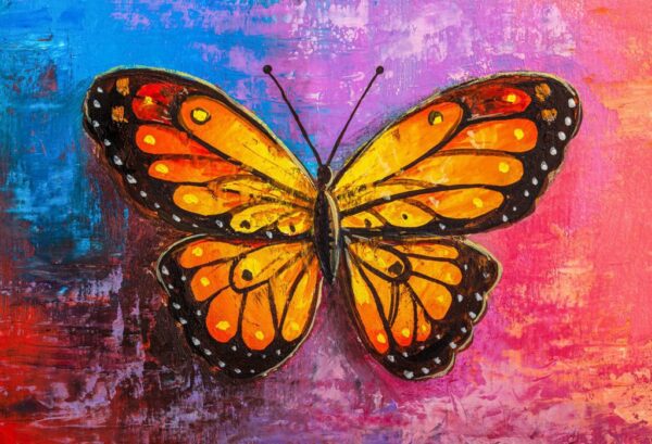 Poster XXL Papillon orange