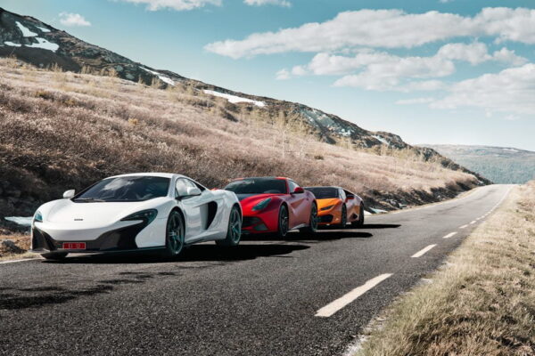 Poster XXL Trois voitures de sport