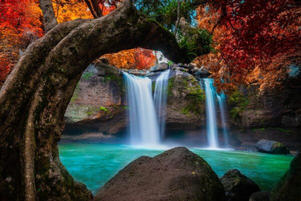 Peinture murale Cascades fabuleuses
