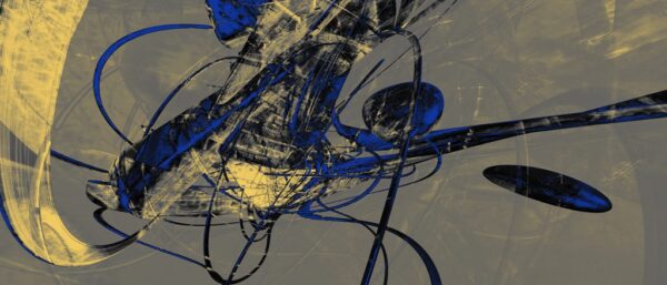 Peinture murale Lignes torsadées