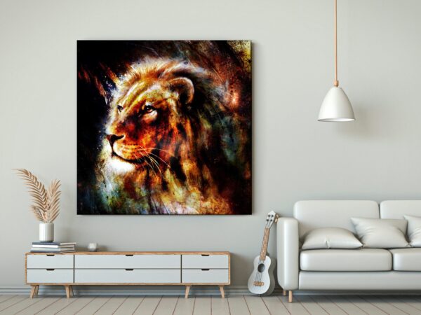 Une image d'un portrait d'un lion – Image 3