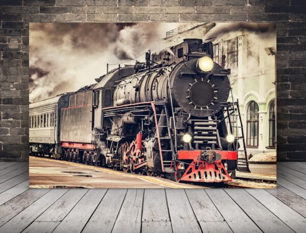 Image de train rétro