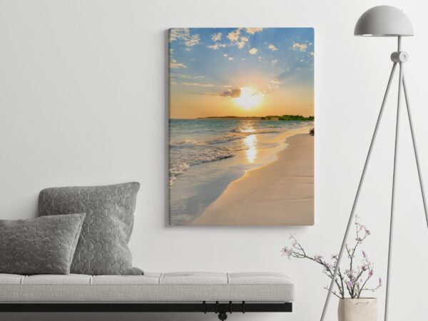 Une image de la plage du soir – Image 2