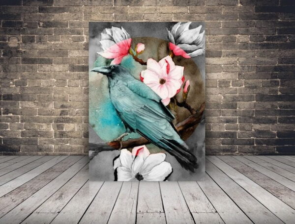 Image d'oiseau illustrée