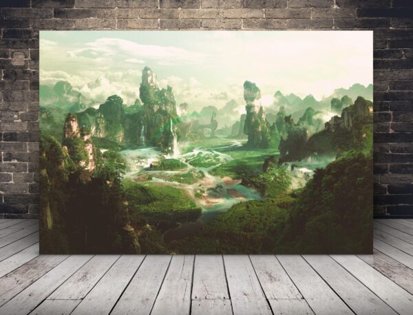 Image de fantaisie verte