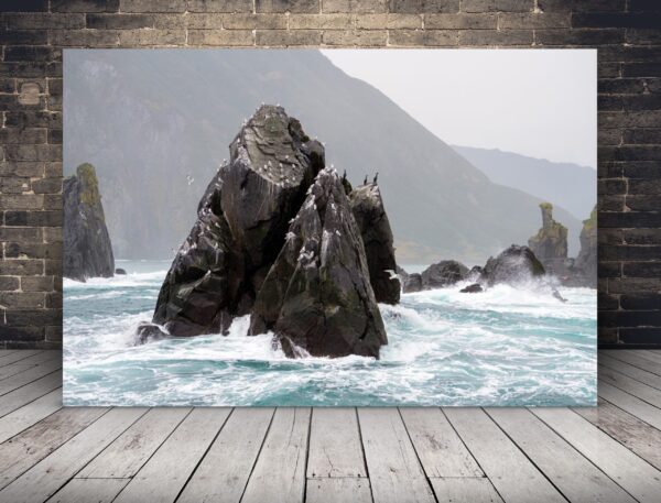Une image d'un rocher d'eau