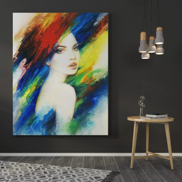 Image de femme colorée – Image 3