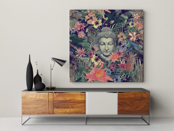 Image de Bouddha en fleurs – Image 3