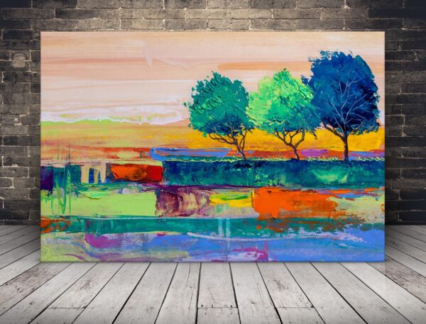 Peinture à l'huile Paysage