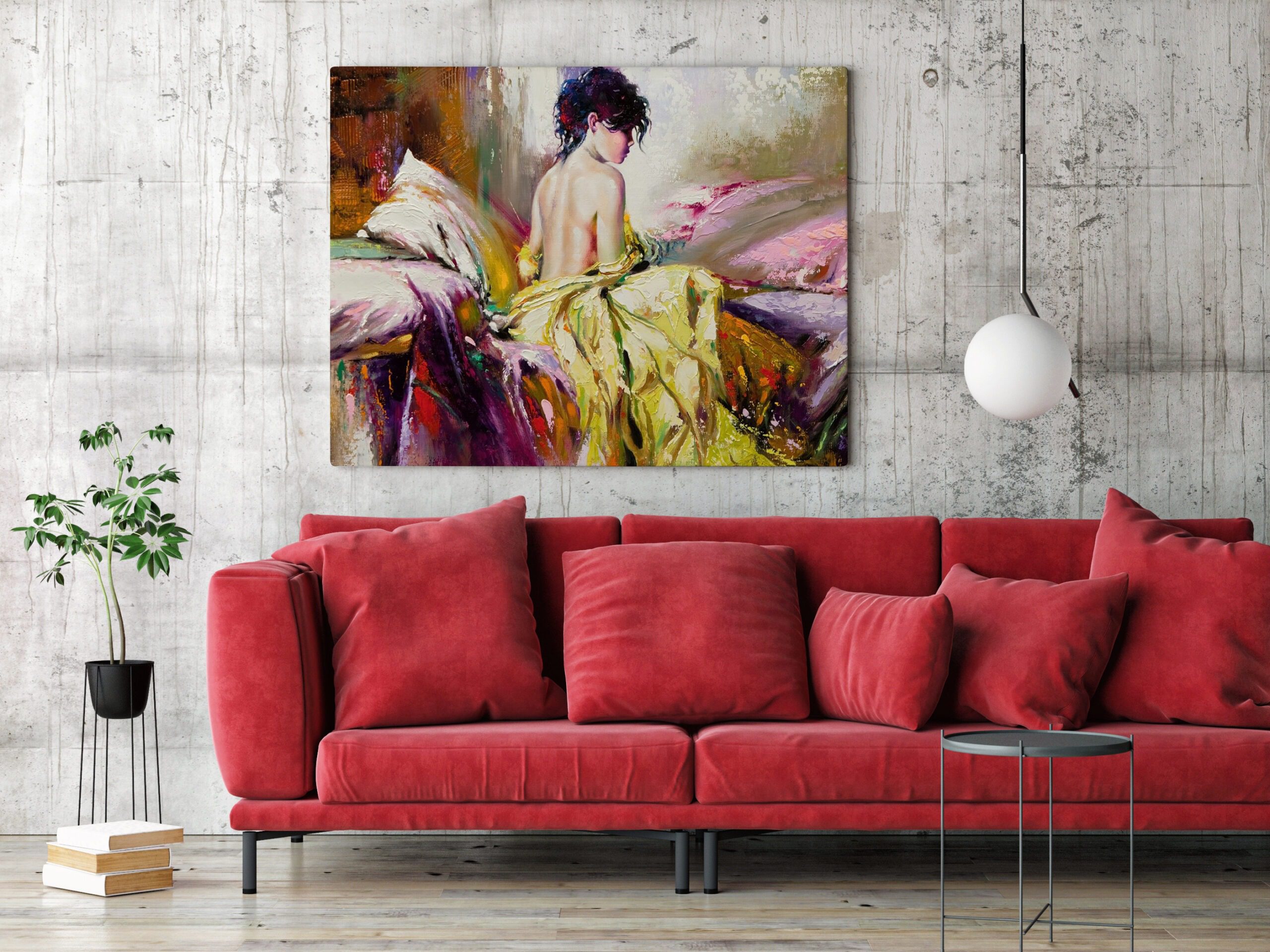 Une image d'une femme sur le lit – Image 3