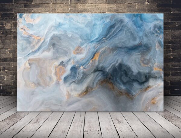 Image de marbre bleu