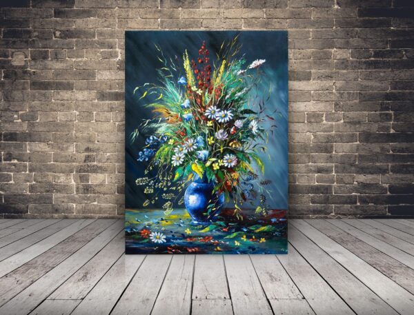 L'image de fleurs dans un vase