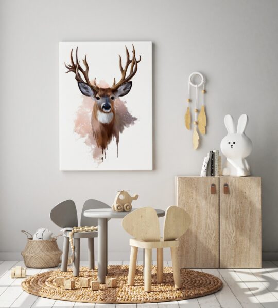 Une image d'un cerf avec des bois – Image 3