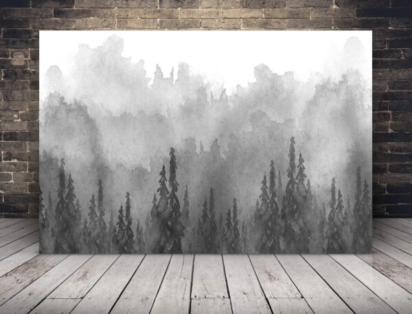 Image de brouillard de forêt