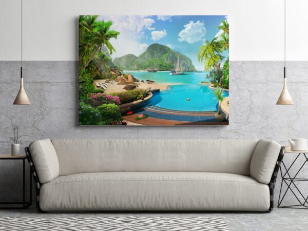 Une image d'une plage tropicale – Image 3