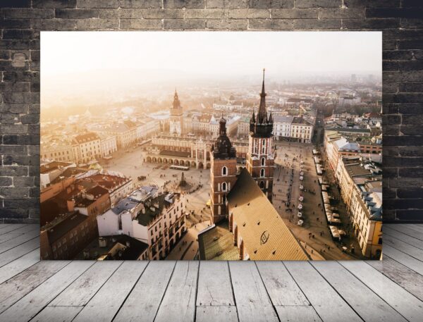 Image de la place du marché de Cracovie