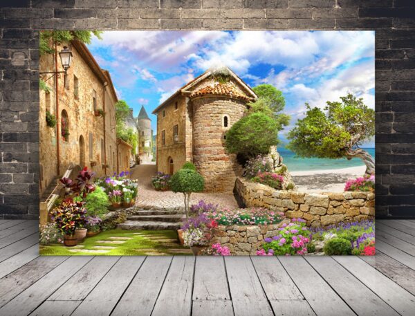 Une image d'une vieille ruelle