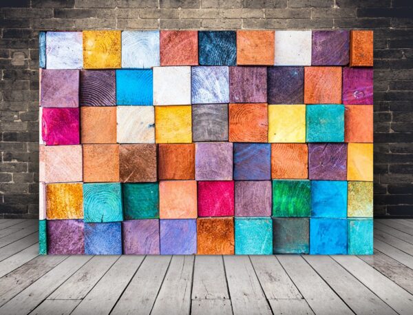 Image de cubes colorés