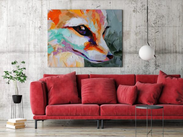 Une image abstraite d'un renard – Image 3