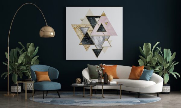 Une image de triangles abstraits – Image 3