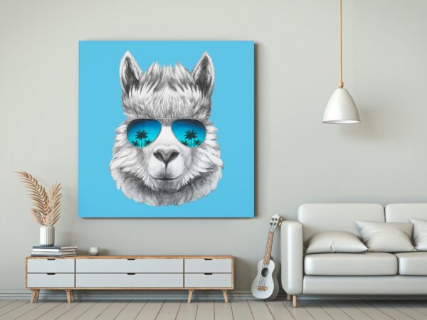 Image de Lama avec des lunettes – Image 3