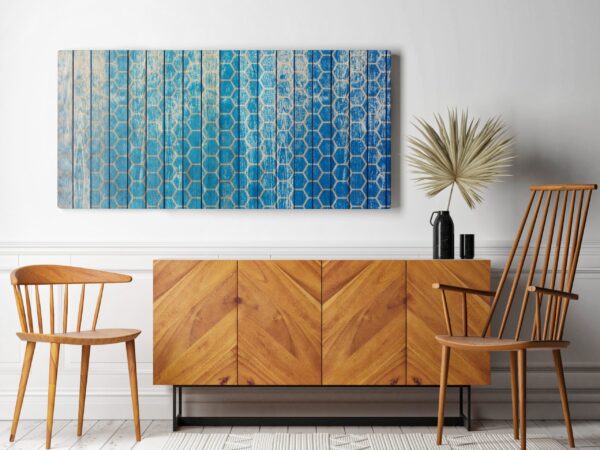 Image murale bleue – Image 3