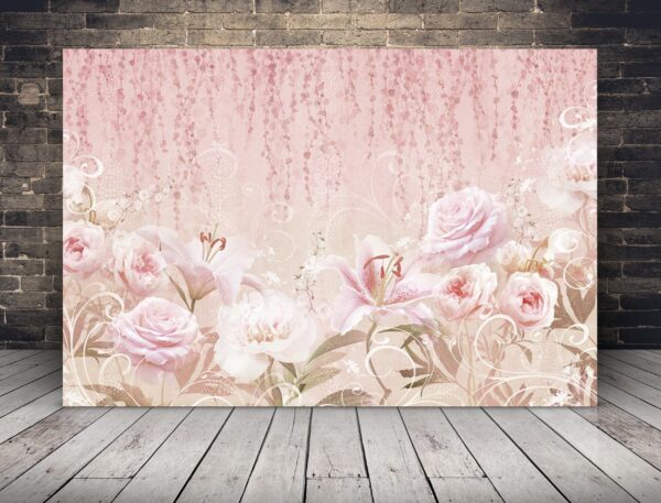 Une image de roses roses