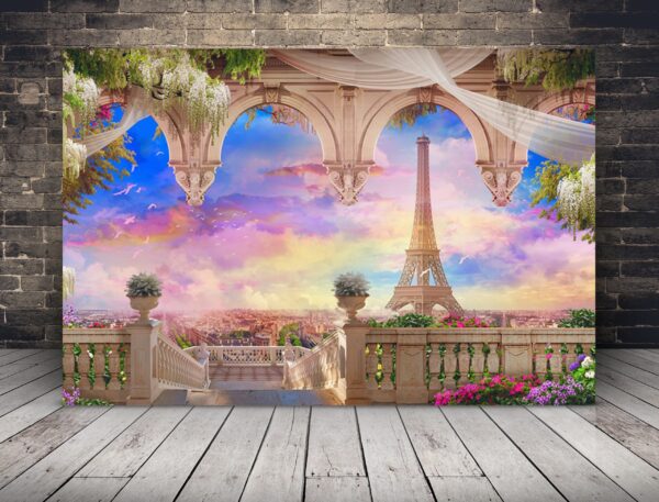 Une image d'un balcon à Paris