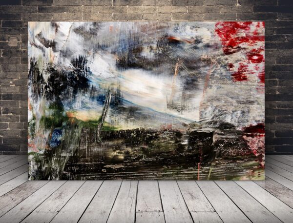 Image peinte avec des peintures