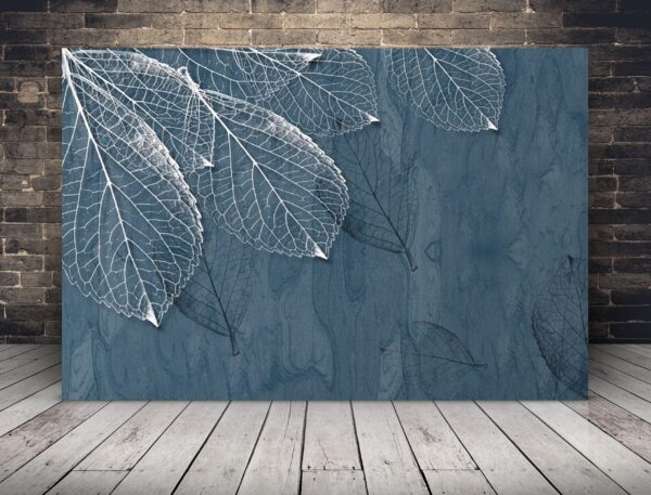 Une image de feuilles avec des nervures
