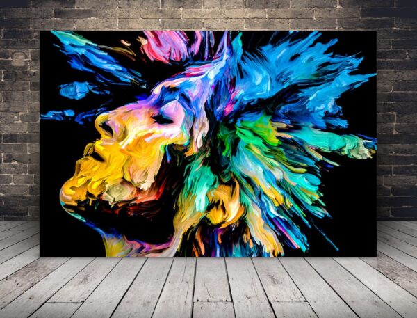 Une image d'un homme en couleur