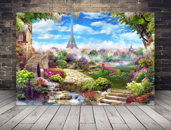 Photo d'un jardin à la française
