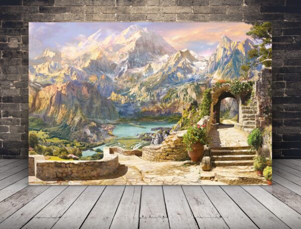 Image de la vue sur la montagne