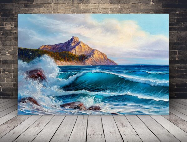 Image mer et montagne