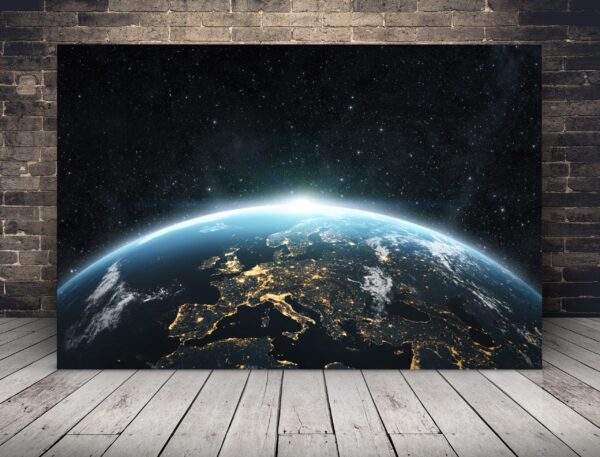 Une image du soleil sur la terre