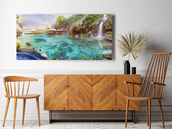 Une image d'un lagon tropical – Image 3